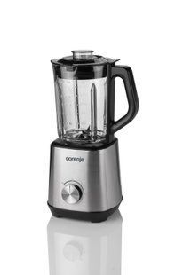 Блендер Gorenje стационарный, 1000Вт, чаша-1500мл, стекло, нерж
