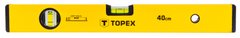 Рівень TOPEX, тип 500, алюмінієвий, 40 см, 2 капсули
