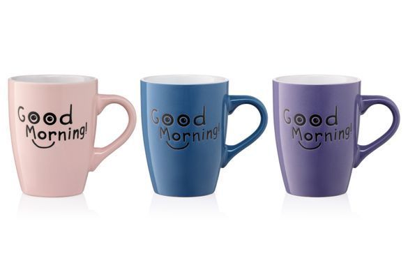 Чашка Ardesto Good Morning, 330 мл, синяя, керамика