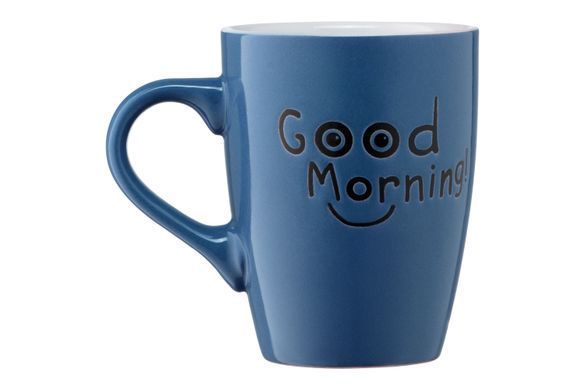 Чашка Ardesto Good Morning, 330 мл, синяя, керамика