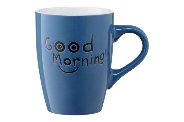 Чашка Ardesto Good Morning, 330 мл, синяя, керамика