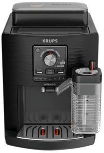 Кавомашина Krups Intensity Milk 1.7л, зерно, автомат.капучинатор, авторецептів - 4, чорний