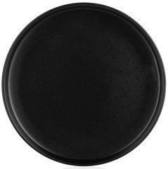 Тарелка десертная Ardesto Trento, 20,5 см, черная, керамика