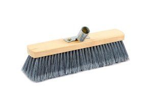 Щетка хозяйственная для мытья MASTERTOOL без ручки 300х55х65 мм деревянная колодка под черенок автомобильная 14-6524
