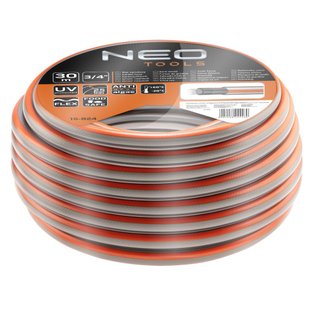 Шланг садовий Neo Tools Optima, 3/4", 30м, 4 шари, до 25 Бар, -20…+60°C