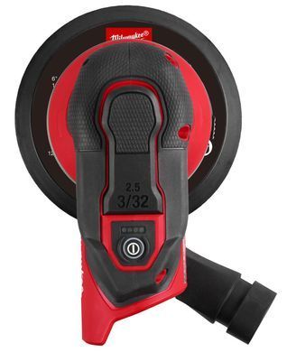 Шлифмашина эксцентриковая бесщеточная аккумуляторная MILWAUKEE, M12 FROS2.5-0, диаметр 150мм (каркас, пылеотвод, картонная упаковка)