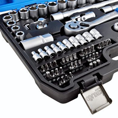 Профессиональный набор инструментов в кейсе M&Ouml;LDER 1/2", 1/4" 72 T, CR-V, 72 ед.