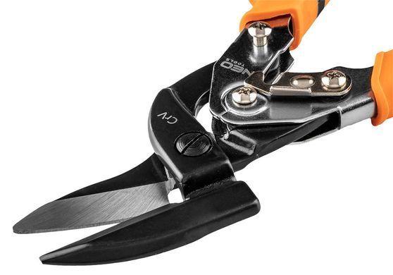 Ножиці по металу Neo Tools, індукційне загартування лез, сталь CrMo, 250 мм