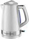 Электрочайник Russell Hobbs Structure, 1.7л, пластик, подсветка, бело-серебристый