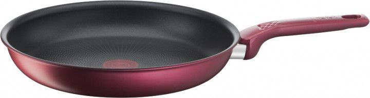 Сковорода Tefal Daily Chef, 28см, покрытие Titanium, алюм., индукция, Thermo-Spot, красный