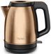 Електрочайник Tefal Coppertinto 1.7л, Strix, нержавіюча сталь, бронзовий