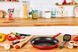 Сковорода Tefal Daily Chef, 28см, покрытие Titanium, алюм., индукция, Thermo-Spot, красный