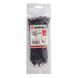 Хомут пластиковий 2,5*150 мм (100 шт/уп.), чорний INTERTOOL TC-2516