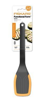 Лопатка кухонна Fiskars Functional Form, 37.3см, пластик, силікон, чорний