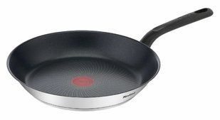 Сковорода Tefal Duetto, 24см, покрытие Titanium, индукция, Thermo-Spot, нерж.