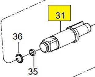 Вал стандартний для 33411-020