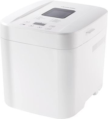 Хлебопечка Russell Hobbs 600Вт, программ-12, макс.вес -1кг, форма-прямоугольник, пластик, белый