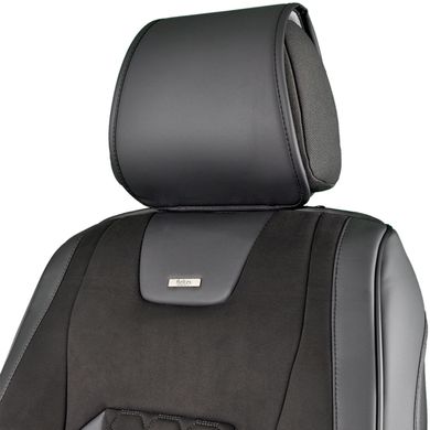 Комплект, 3D чехлы для передних сидений BELTEX Montana, black 2шт