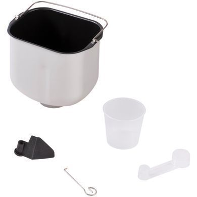 Хлебопечка Russell Hobbs 600Вт, программ-12, макс.вес -1кг, форма-прямоугольник, пластик, белый