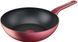 Сковорода Tefal Daily Chef ВОК, 28см, покрытие Titanium, алюм., индукция, Thermo-Spot, красный