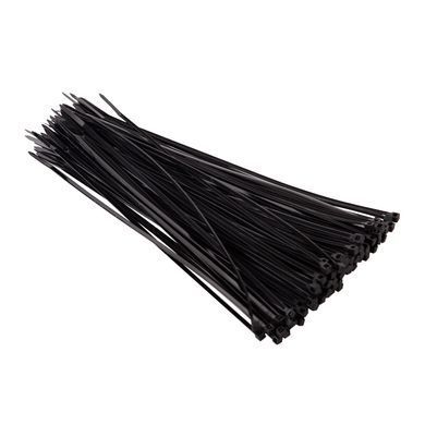 Хомут пластиковый 2,5*200 мм, (100 шт/уп.), черный INTERTOOL TC-2521