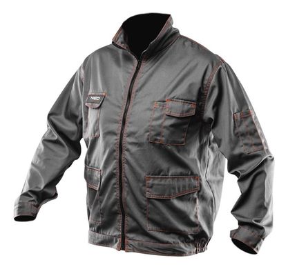 Куртка рабочая NEO, размер XXL (58), 245 г/м2, световозвращающие элементы, крепкие карманы, серая