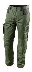 Брюки рабочие NEO CAMO Olive, размер M (50), 255 г/м2, профилированные колени с выточкой, внутренняя регулировка пояса, прочные карманы и петли для инструмента, оливко