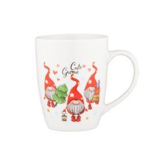Чашка Ardesto Christmas Gnomes, 350мл, порцеляна