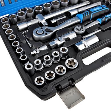 Профессиональный набор инструментов в кейсе M&Ouml;LDER 1/2", 1/4" 72 T, CR-V, 108 ед.