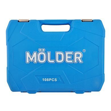 Профессиональный набор инструментов в кейсе M&Ouml;LDER 1/2", 1/4" 72 T, CR-V, 108 ед.