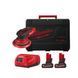 Шлифмашина эксцентриковая бесщеточная аккумуляторная MILWAUKEE M12 FROS5-502X, диаметр 150мм (зарядное устройство С12 С, 2 аккумулятора М12 В5 5Ач, HDкейс)