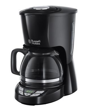 Кофеварка Russell Hobbs капельная Textures Plus 1.25л, молотая, черный