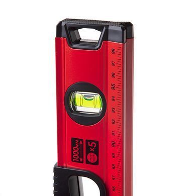 Уровень специальный 1000 мм, 5 глазков INTERTOOL MT-1010