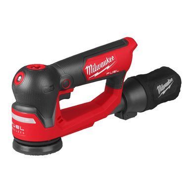 Шлифмашина эксцентриковая аккумуляторная бесщеточная MILWAUKEE, M12 FSDR75-0B, диаметр 75мм (каркас, пылесборник, картонная упаковка)