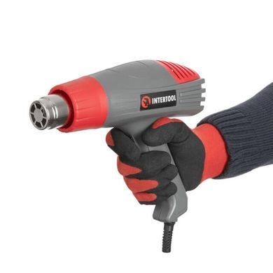 Фен технiчний&nbsp;2000 Вт, 2 режими, 400-600 &deg;С, 300-500 л/хв. INTERTOOL DT-2416