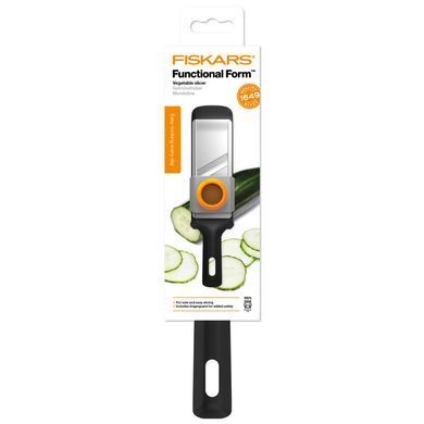 Терка-шинковка для овощей Fiskars Functional Form, пластик, нерж. сталь