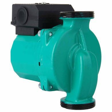 Насос циркуляційний 75Вт Hmax 4м Qmax 45л/хв &Oslash;1&frac12;" 130мм зел + гайки &Oslash;1" WETRON (774313)