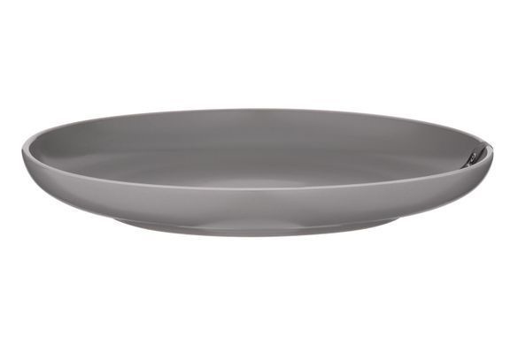 Тарілка десертна Ardesto Cremona Dusty grey, 19см, кераміка, сірий