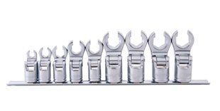 Набор головок 3/8" 9 ед. разрезные с карданом, (8-19mm)