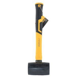 Киянка гумова чорна 340г фібергласова рукоятка SIGMA (4317351)