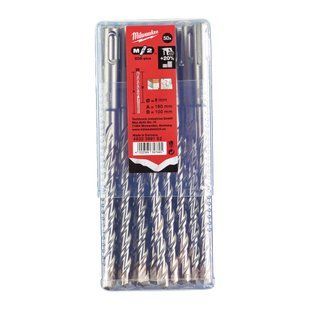 Бур SDS-PLUS M2 MILWAUKEE, діаметр 8,0х160х100мм, (50шт), пластикова коробка