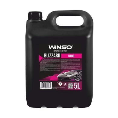 Шампунь Winso Blizzard Nano Foam Shampoo для ручной мойки (концентрат 1:12-1:10 для пенокомлекта), 5л