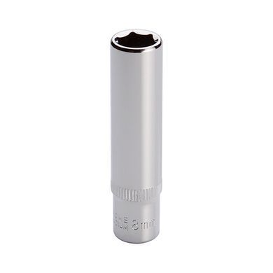 Головка шестигранная удлиненная 1/4", 8мм, Cr-V. STORM INTERTOOL ET-0458