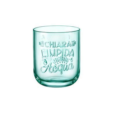 Склянка Bormioli Rocco низька Graphica, 395мл, скло, зелений