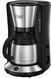 Кофеварка Russell Hobbs капельная Adventure, 1л, молотая, черно-серебристый