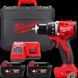 Дриль-шуруповерт акумуляторний безщітковий MILWAUKEE M18 BLDDRC-402C, 60,5Нм (зарядний пристрій М12-18 С, 2 акумулятори М18 В4 4