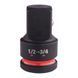 Перехідник ударний для головок ShW MILWAUKEE з квадрата 1/2" на 3/4" квадрат