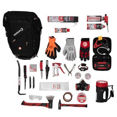 Набір для надзвичайних ситуацій "Екстра" INTERTOOL BX-1008