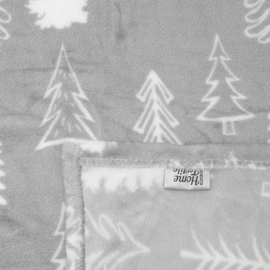 Плед ARDESTO Flannel, 160х200см, 100% полиэстер, елки.