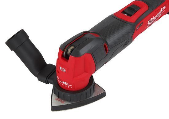 Інструмент багатофунціональний акумуляторний MILWAUKEE, M18 FMT-0X (каркас, універсальне лезо, шліфувальна підошва, шліфувальний
